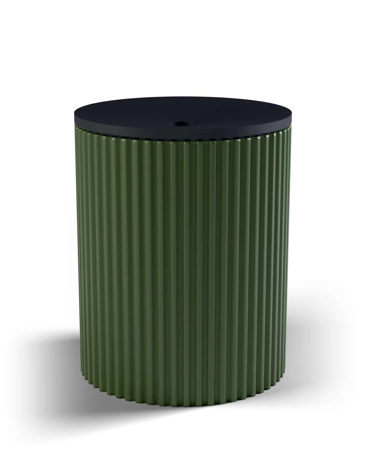 cadou Aschenbecher MOOS mit Deckel Charcoal