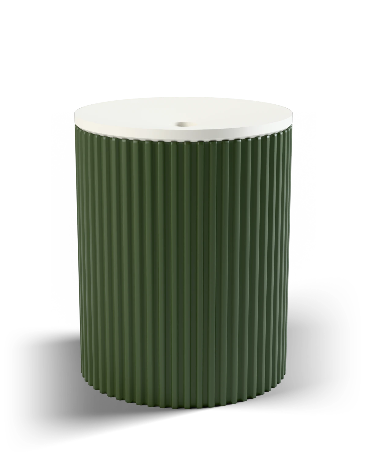 cadou Aschenbecher MOOS mit Deckel Creme