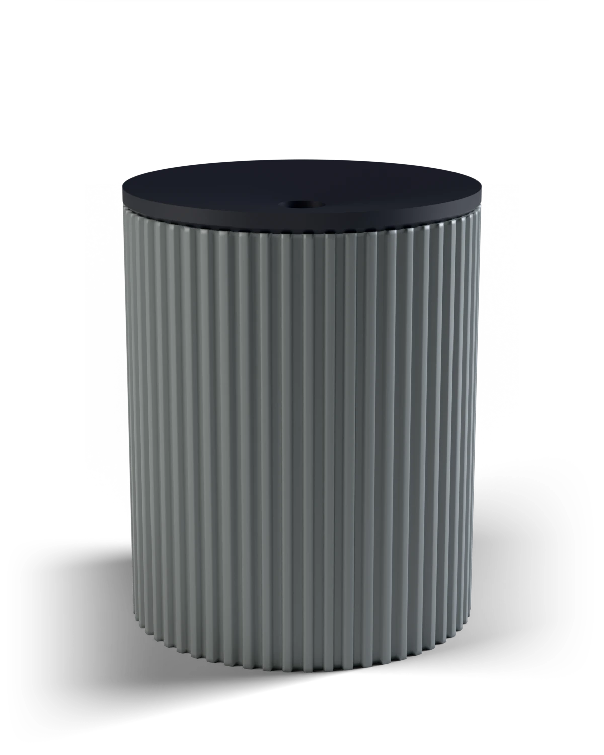 cadou Aschenbecher NEBEL mit Deckel Charcoal
